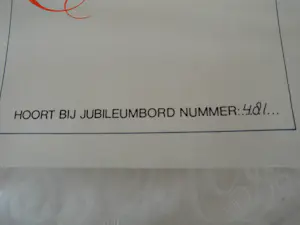 Royal Leerdam - Glas - Herdenkingsbord Juliana kopen? Bied vanaf 65!