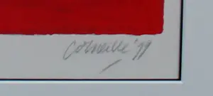 Corneille - Ingelijste zeefdruk: "Vis" - 1999 kopen? Bied vanaf 299!