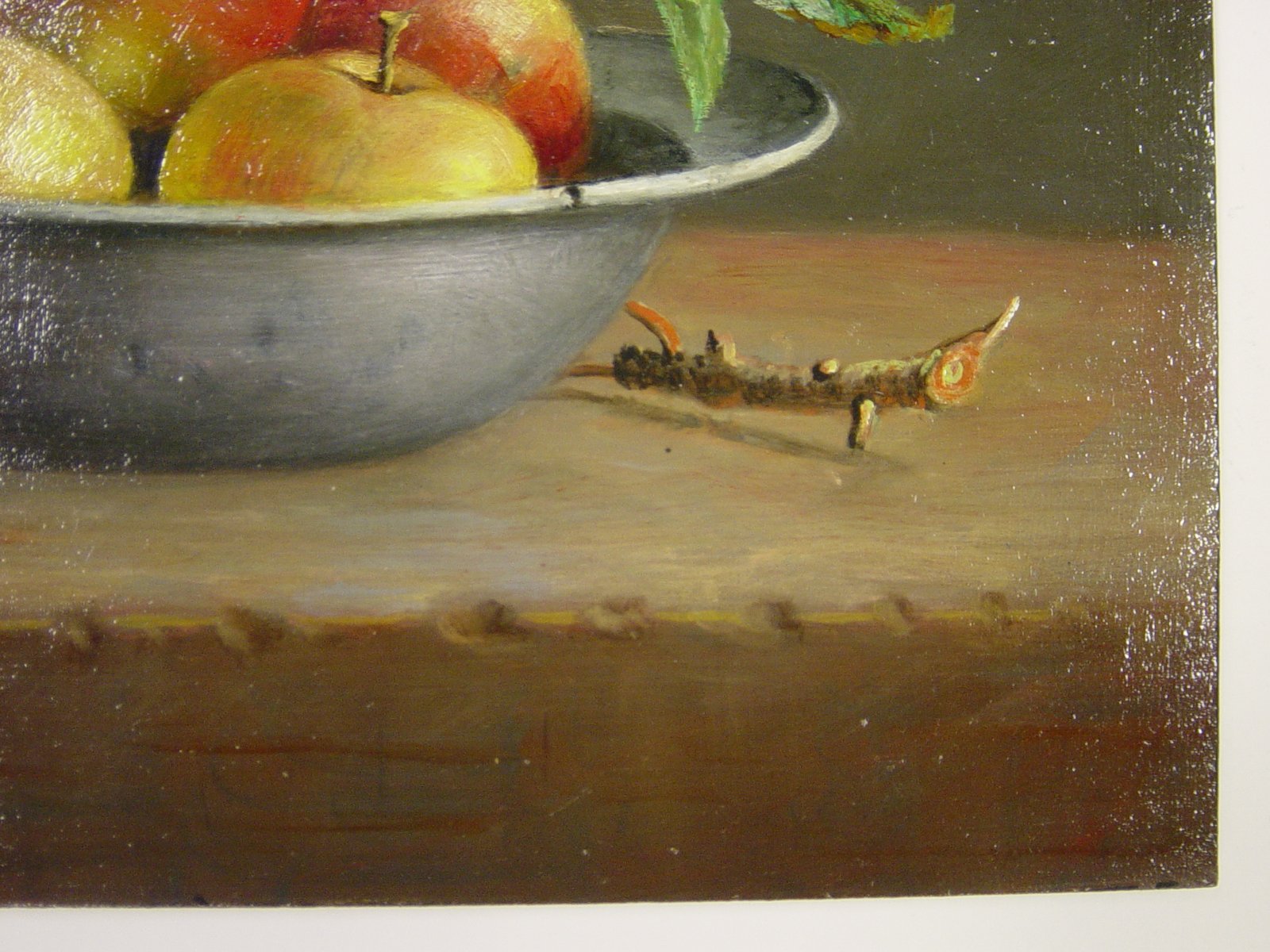 Hans Habraken - Stilleven appels in tinnen schaal kopen? Bied vanaf 450!