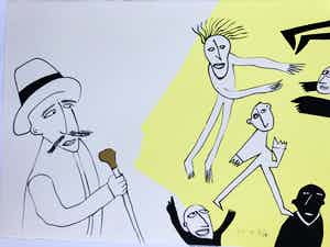 Ken Friedman - zonder titel verkocht voor € 45!