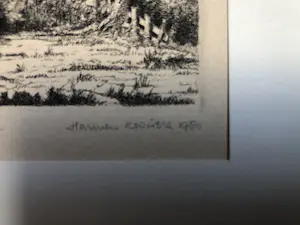 Harmen Kooistra - Landschap met 3 bomen kopen? Bied vanaf 29!