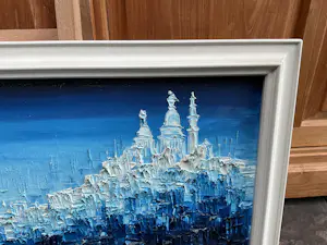 Niet of onleesbaar gesigneerd - Parijs in blauw. kopen? Bied vanaf 10!