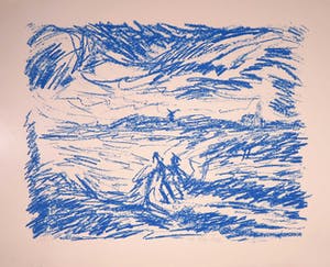 Jan de Beus - Litho, Zonder titel kopen? Bied vanaf 35!