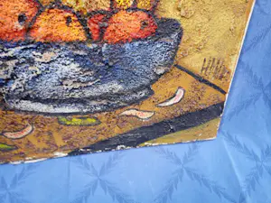 Huub Milder - Stilleven met bloemenvaas en fruitschaal kopen? Bied vanaf 25!