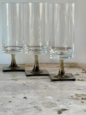 AcheterRosenthal - Smoke “Berlin” Champagne glazen jaren 60 door George Butler Jensen? Enchérissez de 90!