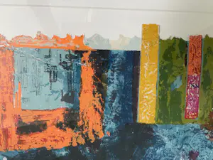 Jos Verwiel - Zeefdruk, Blue print ll - Ingelijst (Groot) kopen? Bied vanaf 40!