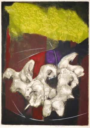 Ru van Rossem - De witte paarden (camarque) verkocht voor € 125!