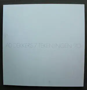 Ad Dekkers - Inkt op papier - 1970 kopen? Bied vanaf 750!
