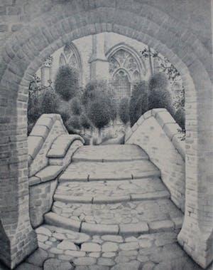 Jan Strube - Litho: "Brugge" kopen? Bied vanaf 60!