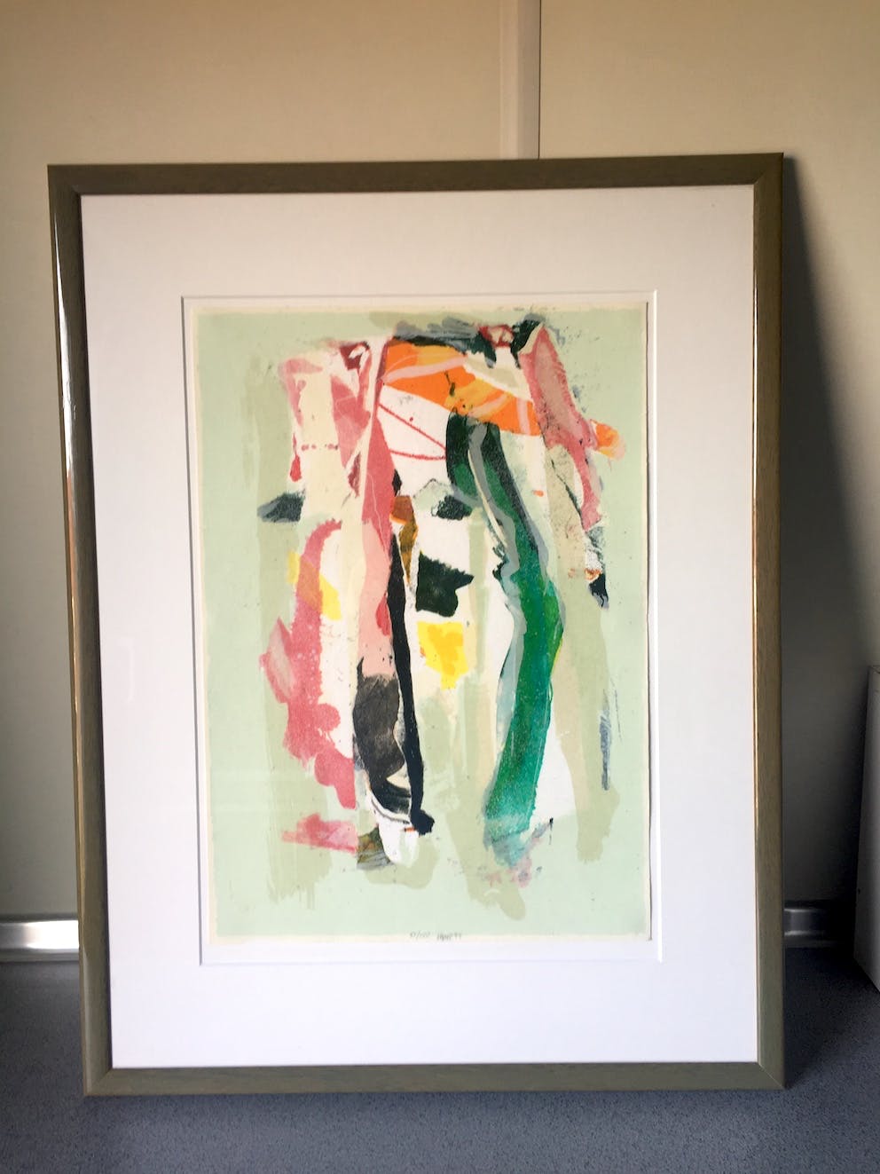 Hans Meyer Petersen - Zeefdruk, Ingelijst kopen? Bied vanaf 75!