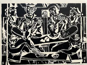 Toon Wegner - Rustende vissers kopen? Bied vanaf 50!