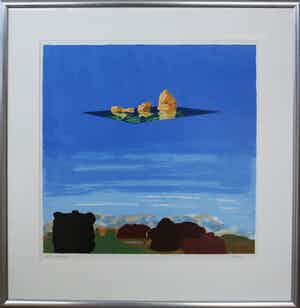 Rien Bout - Paisaje flotante no. 2 verkocht voor € 100!