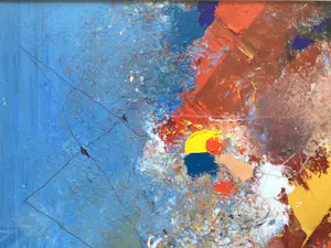 Bart van Oijen - z.t. | lyrisch abstract schilderij - ingelijst kopen? Bied vanaf 88!