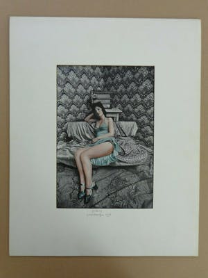 Paul de Nooijer - HOMELY / INGEKLEURDE ZW-W FOTO / 50x40cm / SIG / 1976 kopen? Bied vanaf 285!