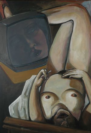 Roel Monster - Repose schilderij op linnen, ingelijst kopen? Bied vanaf 200!