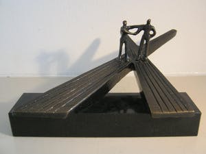 Corry Ammerlaan - Op Scheiding van Wegen - bronzen versie - inclusief certificaat kopen? Bied vanaf 125!