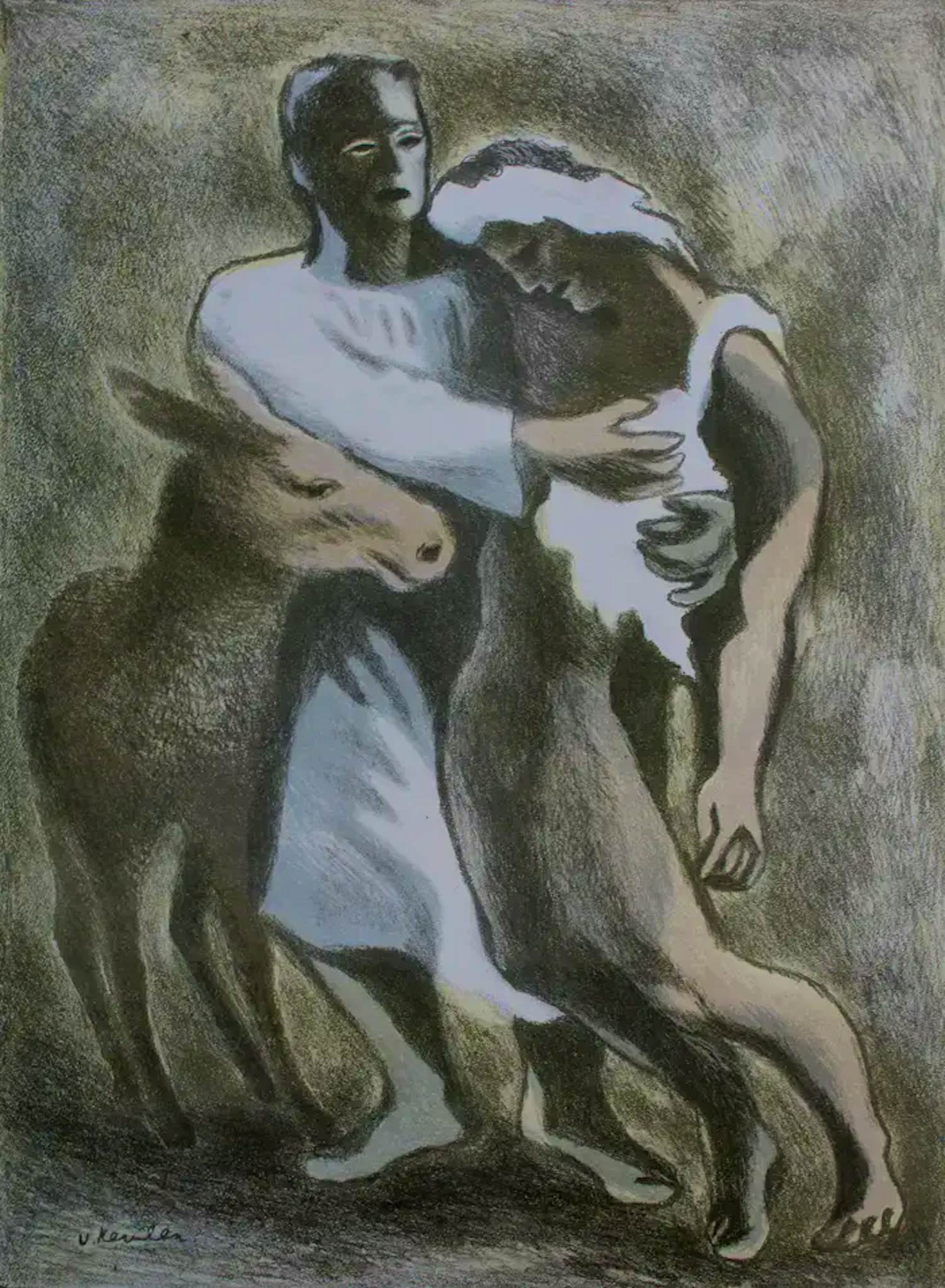 AcheterJan van Keulen - Litho: Barmhartige samaritaan - 1947? Enchérissez de 40!