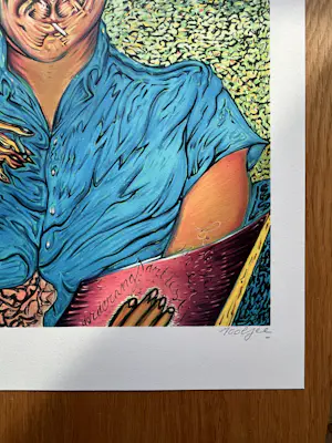 Pjeroo Roobjee - Kleurrijke, gesigneerde litho - niet ingelijst kopen? Bied vanaf 75!