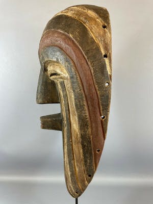 Songye - 210862 - Tribal used African Songye Kifwebe mask - Congo. kopen? Bied vanaf 45!