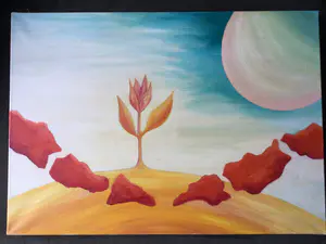 Jaap Zwart - Surrealistische landschap | olieverf op doek kopen? Bied vanaf 1!