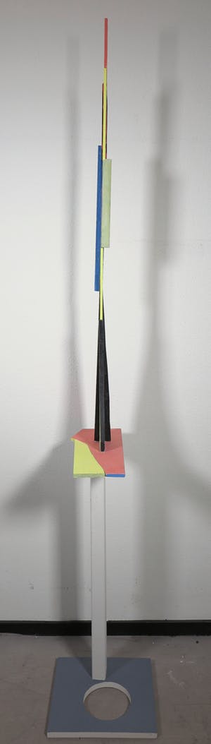 Paul Overhaus - Hout, Beschilderd sculptuur kopen? Bied vanaf 10!