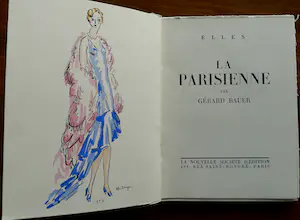 Kees van Dongen - 'La Parisienne',pochoir,1929 puntgaaf ,nog in boek, dus kleuren perfect kopen? Bied vanaf 350!