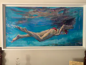 Niet of onleesbaar gesigneerd - Svømmeren kopen? Bied vanaf 1!