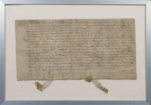 Niet of onleesbaar gesigneerd - Kaligrafische handgeschreven brief uit Duitsland - Ingelijst kopen? Bied vanaf 50!