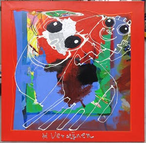 Ad Verstijnen - Acryl op doek, Hoog te paard kopen? Bied vanaf 200!
