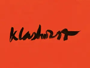 Peter Klashorst - African Woman - Orange kopen? Bied vanaf 450!