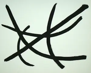 Robert Jacobsen - Abstracte compositie - sjabloon in gouachekleur - 1952 kopen? Bied vanaf 80!
