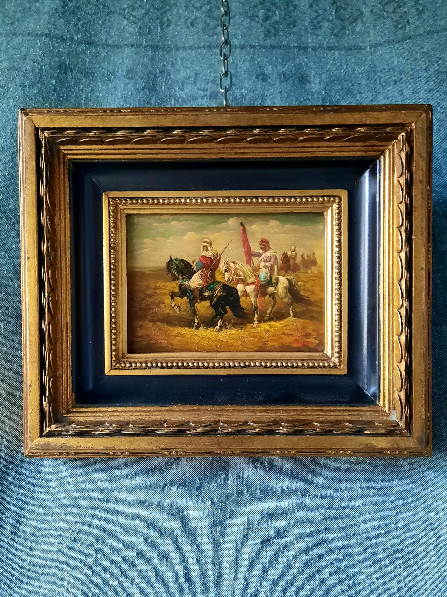 Niet of onleesbaar gesigneerd - Arabische figuren op paard kopen? Bied vanaf 1!