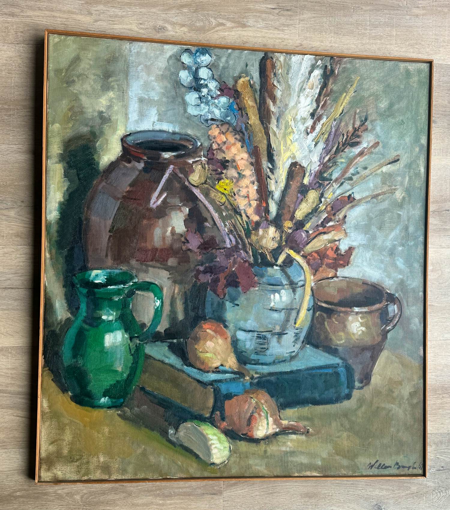 Willem Borgh - Groot olieverf stillleven kopen? Bied vanaf 350!