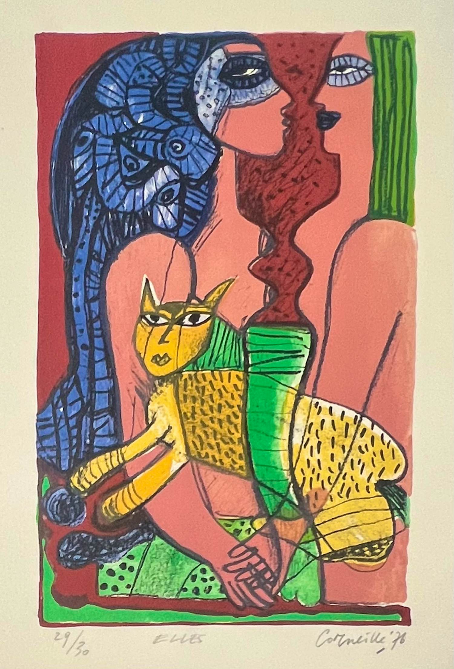 Corneille - Oude lithografie L'Orientale, 1973, E/A kopen? Bied vanaf 500!
