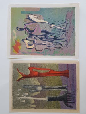 Harry van Kruiningen - Lot van 3 handgesigneerde litho's en 1 handgesigneerde ets kopen? Bied vanaf 75!