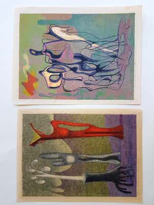 Harry van Kruiningen - Lot van 3 handgesigneerde litho's en 1 handgesigneerde ets verkocht voor € 75!