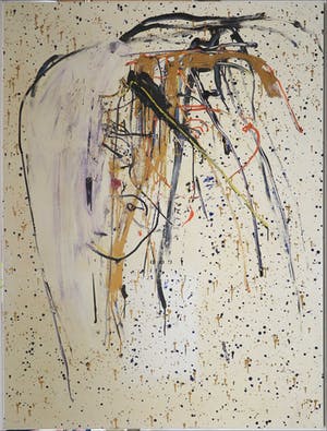 Pieter Engels - Acryl op doek, Zonder titel - Ingelijst (Zeer groot) kopen? Bied vanaf 1!