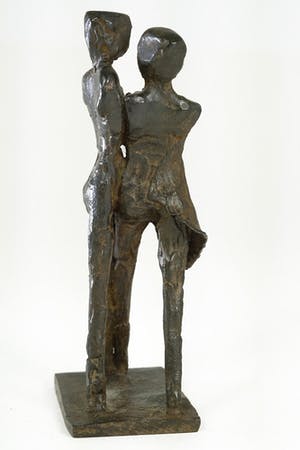 Renee van Leusden - Bronzen beeld van man en vrouw kopen? Bied vanaf 1!