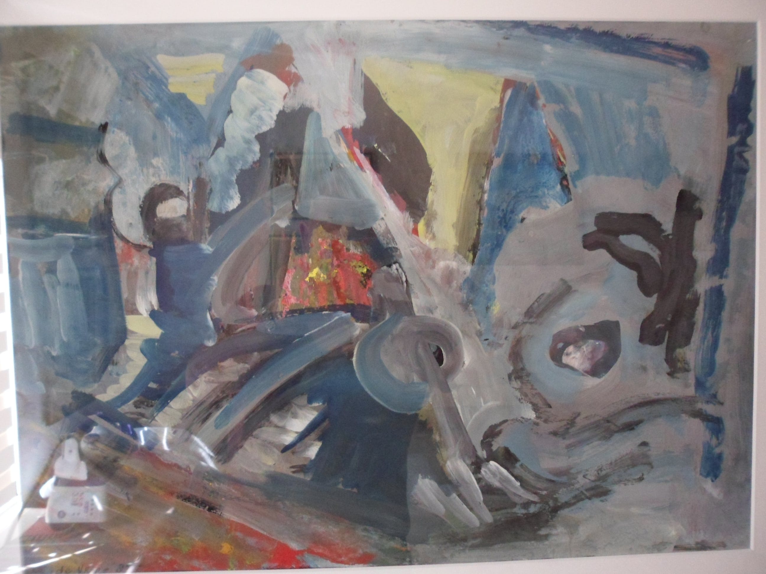 Wendela de Vries - Olieverf op doek , Abstract kopen? Bied vanaf 30!