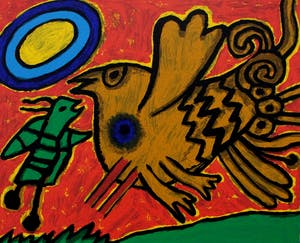 Corneille - Zeefdruk: Oiseau - 1993 kopen? Bied vanaf 125!