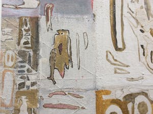 Jan Roede - abstracte compositie - olieverf op canvas op board kopen? Bied vanaf 195!