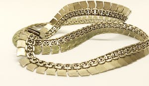 Antieke Zilveren 835 Schakel Collier 46cm lang kopen? Bied vanaf 65!