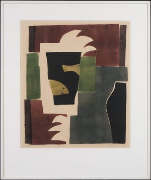 Judith Stolker - Sjabloondruk, Zonder titel - Ingelijst kopen? Bied vanaf 20!