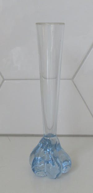 Bo Borgstrom - Lichtblauw Solifleur vaasje uitvoering Aseda Glasbruk kopen? Bied vanaf 16!