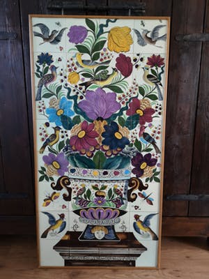 Koninklijke Fabriek van Muurtegels J. van Hulst - Amphora Flora Fauna kopen? Bied vanaf 450!
