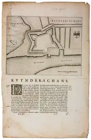 Joan Blaeu - Kopergravure, Kuynder-Schans verkauft für € 15!