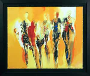 Peter Meijer - Zeefdruk, Oqives - Ingelijst (Groot) verkocht voor € 50!