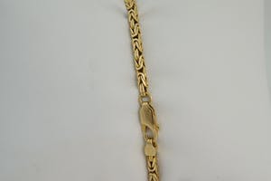 2560 - 18 karaats geelgouden "Konings" armband kopen? Bied vanaf 300!