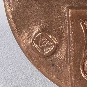Theo van de Vathorst - Brons, Penning t.g.v. 25 jaar bronsgieten Theo van Schie en Gerard de Groot kopen? Bied vanaf 70!
