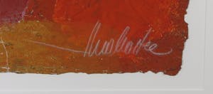 Theo Koster - Zeefdruk en collage, Hindustan Times - Ingelijst kopen? Bied vanaf 40!